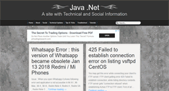Desktop Screenshot of javadotnet.in
